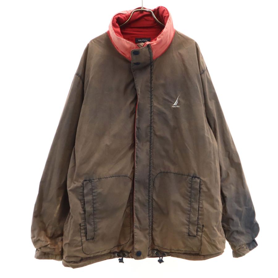 NAUTICA（ノーティカ） リバーシブル ジャケット XL 赤系 メンズ 古着