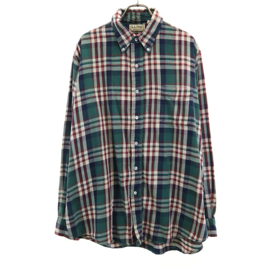 L.L.Bean（エルエルビーン） 80s ヴィンテージ チェック柄 長袖 ボタン 