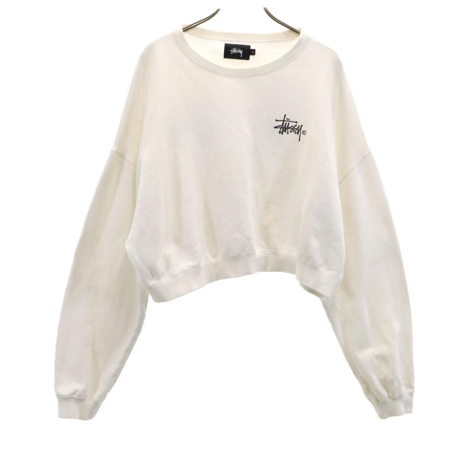 STUSSY（ステューシー） バックロゴ 長袖 スウェット ショート丈 