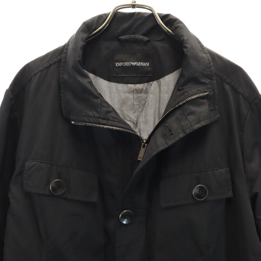 【kai toshiharu】 EMPORIOARMANIジャケット50① Emporio Armani エンポリオアルマーニ ジャケット 50 黒 メンズ 古着