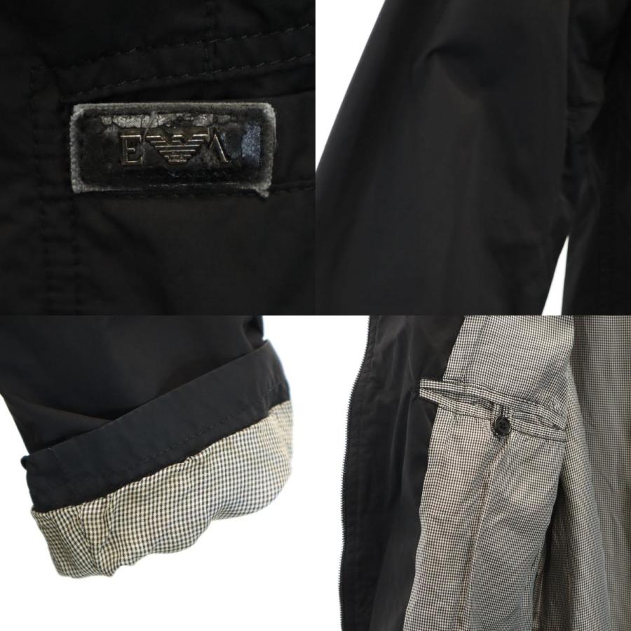 Emporio Armani エンポリオアルマーニ ジャケット 50 黒 メンズ 古着 