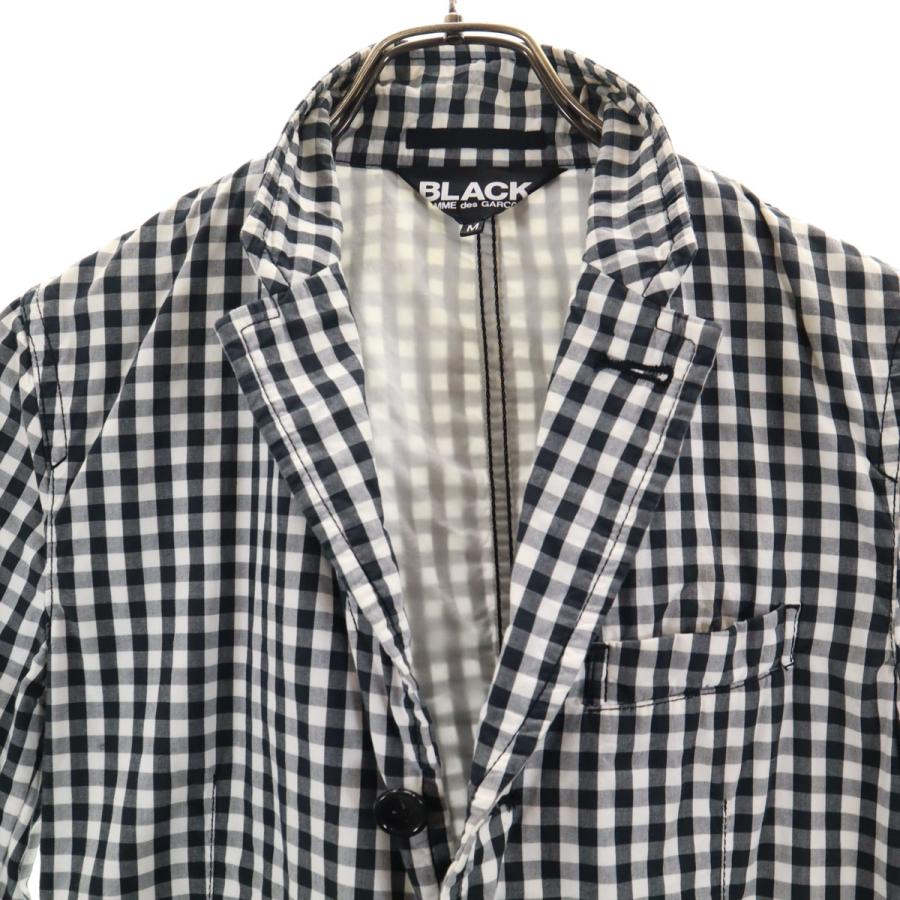 BLACK COMME des GARCONS ブラックコムデギャルソン 日本製 チェック柄 