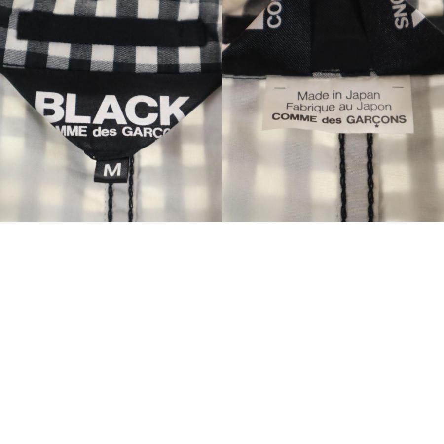 BLACK COMME des GARCONS ブラックコムデギャルソン 日本製 チェック柄 