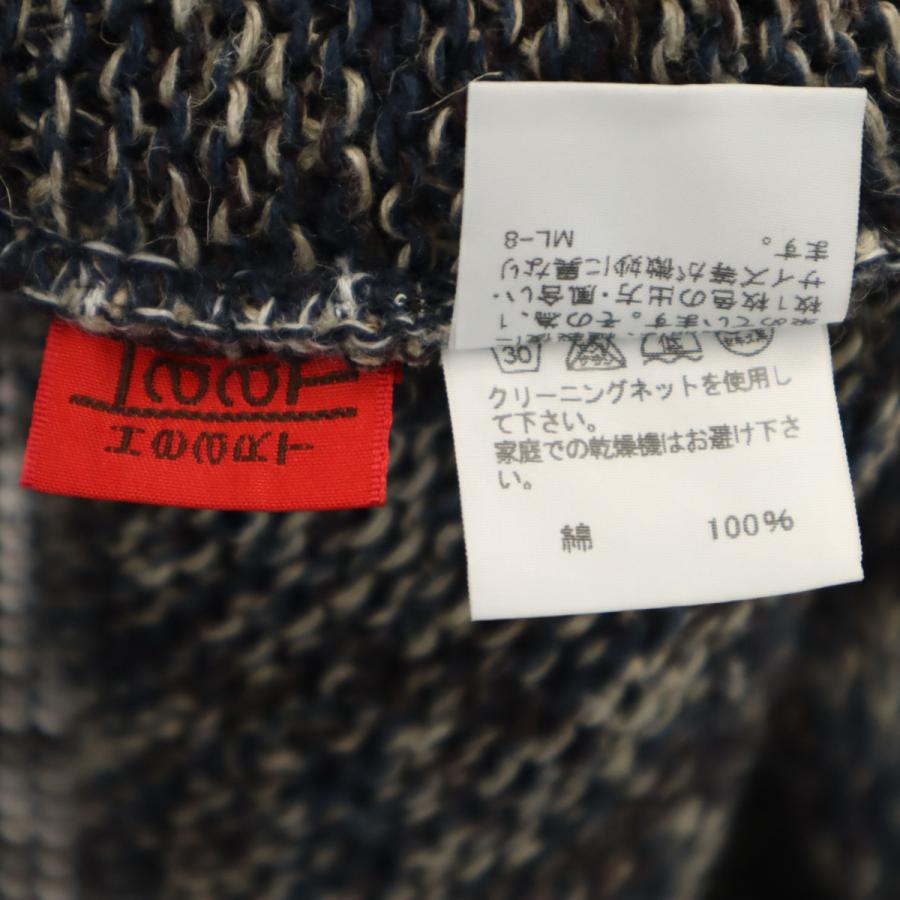 Hart（ハート） HaaT 日本製 長袖 Vネック セーター 2 ネイビー系