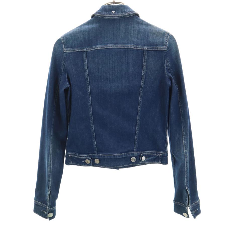 【美品】アルマーニジーンズ ジャケット ARMANI JEANS アルマーニジーンズ デニムジャケット 40 レディース