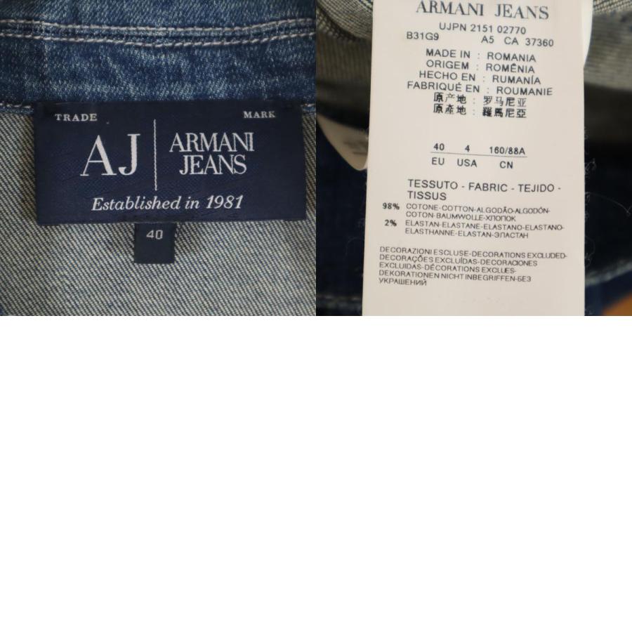 ARMANI JEANS アルマーニジーンズ デニムジャケット 40 レディース 