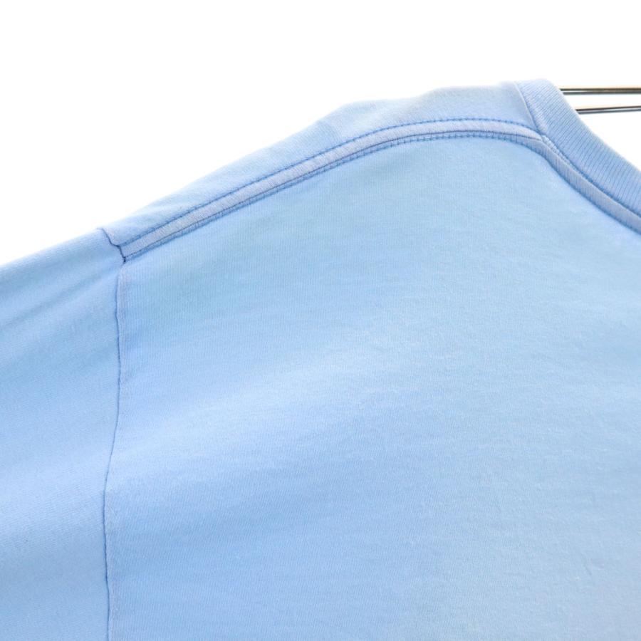 STUSSY（ステューシー） 90s USA製 オールド 長袖 Tシャツ L 水色 ロン