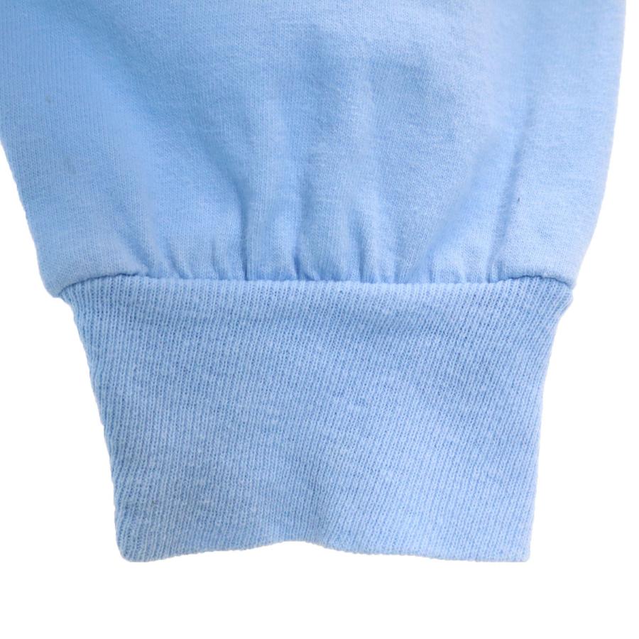 STUSSY（ステューシー） 90s USA製 オールド 長袖 Tシャツ L 水色 ロン