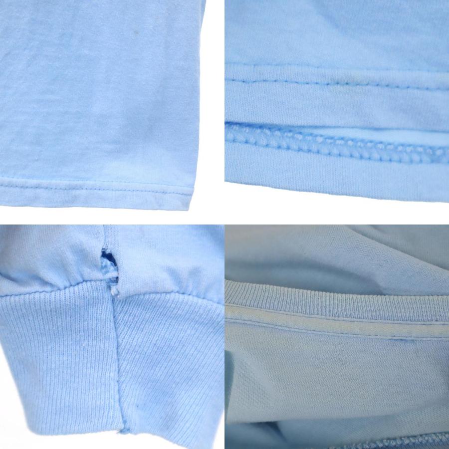 STUSSY（ステューシー） 90s USA製 オールド 長袖 Tシャツ L 水色 ロン