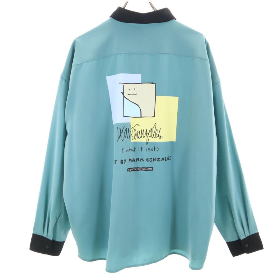 Mark Gonzales（マークゴンザレス） バックプリント 長袖 シャツ XL