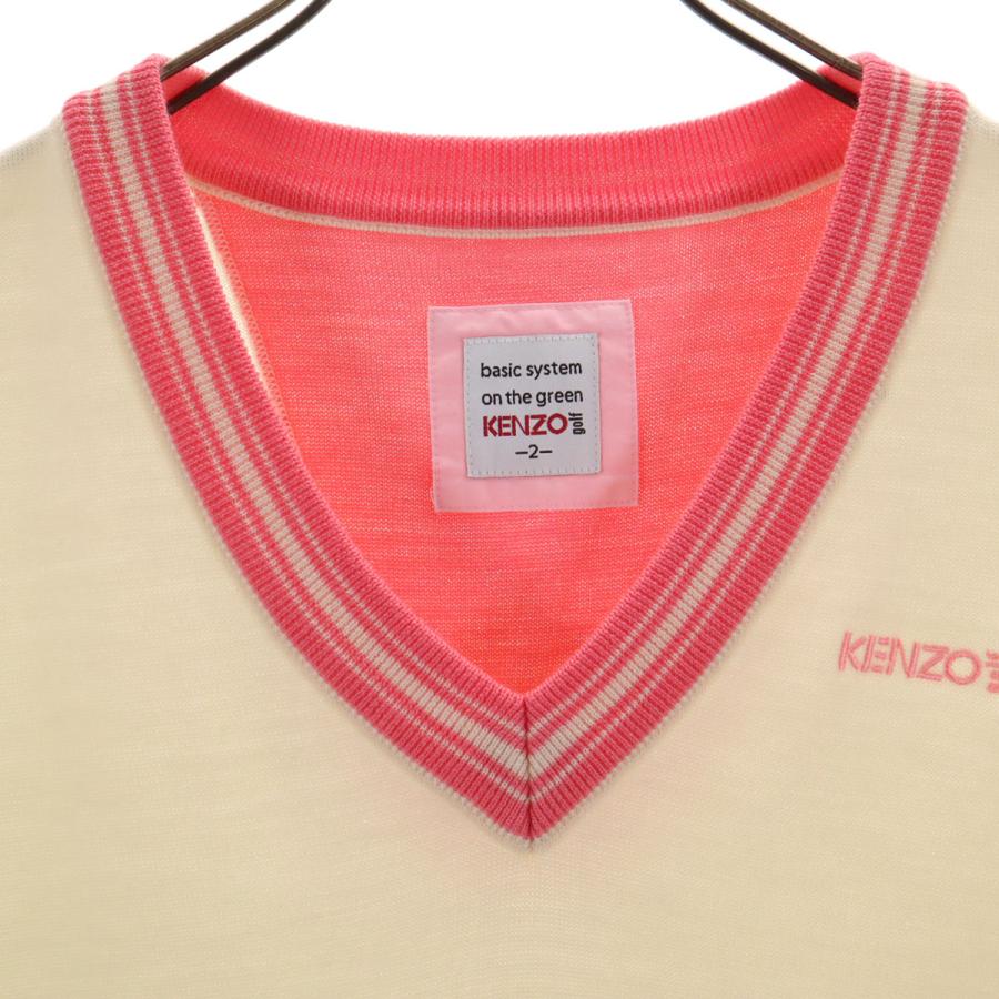 KENZO GOLF ケンゾーゴルフ 90s 日本製 オールド Vネック ニットベスト 
