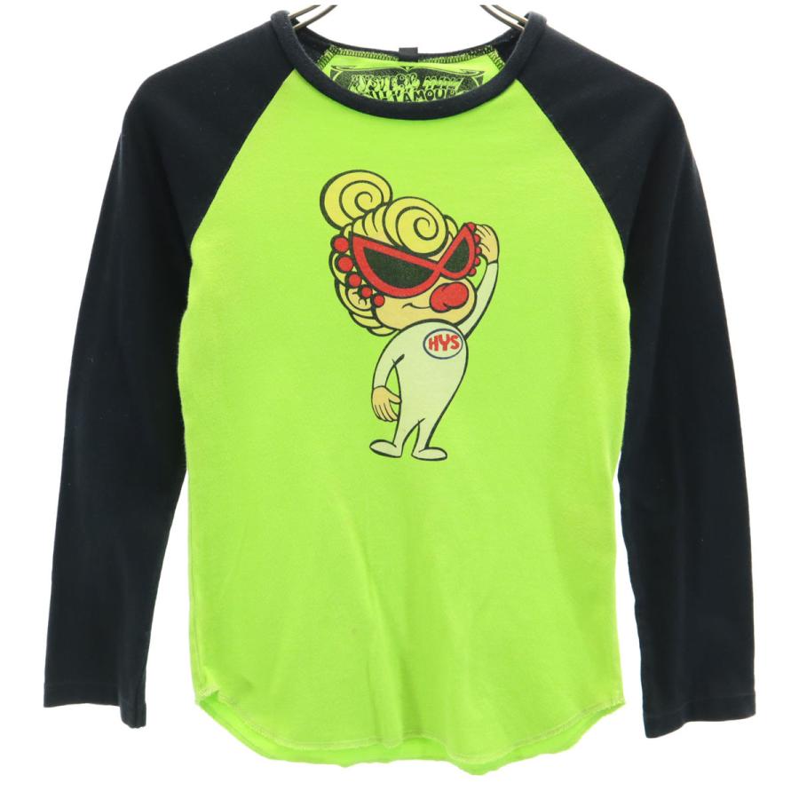 H*·様 ヒステリックミニ　キリン　ロンT HYSTERIC MINI（ヒステリックミニ） 日本製 長袖 Tシャツ 130 ネオン