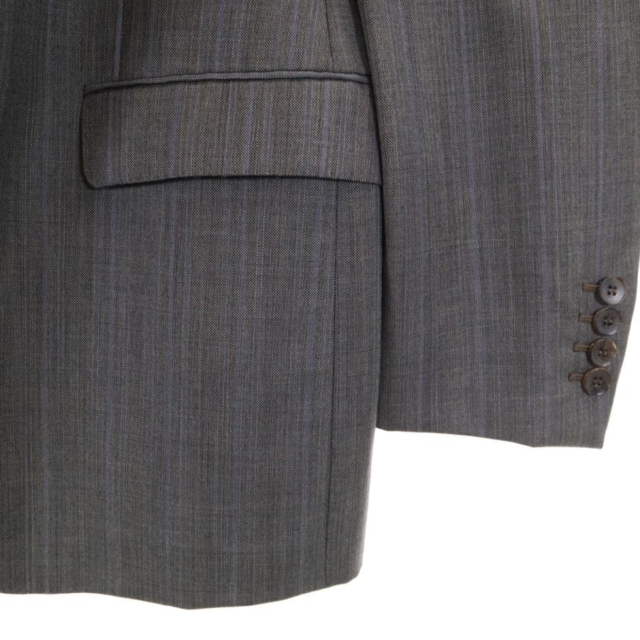 GUCCI グッチ ウール ストライプ柄 スーツ 上下セットアップ 46R グレー メンズ 古着 中古_3