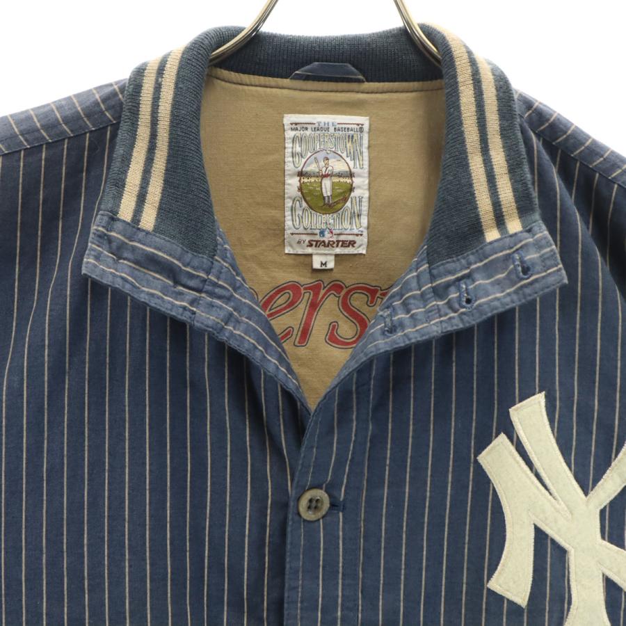 COOPERSTOWN クーパーズタウン コットンリネンブレンド ストライプ柄