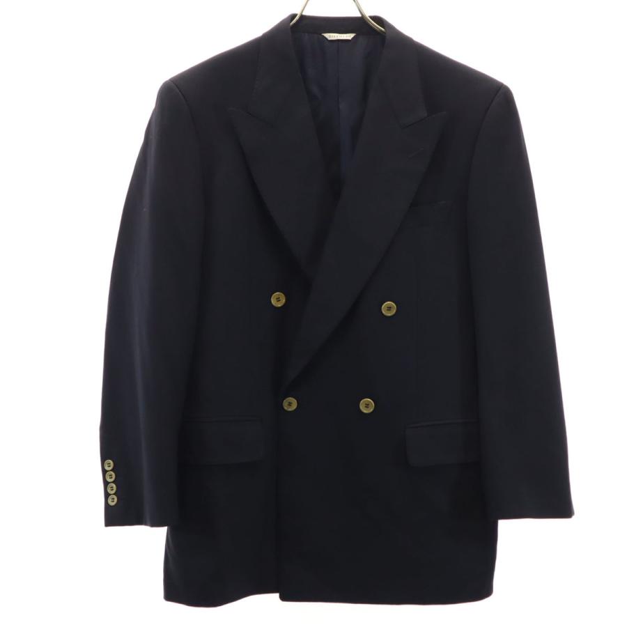 古着 GIVENCHY ジバンシィ 90s オールド ダブル テーラードジャケット 濃紺 メンズ GIVENCHY（ジバンシィ） 90s オールド ダブル テーラードジャケット