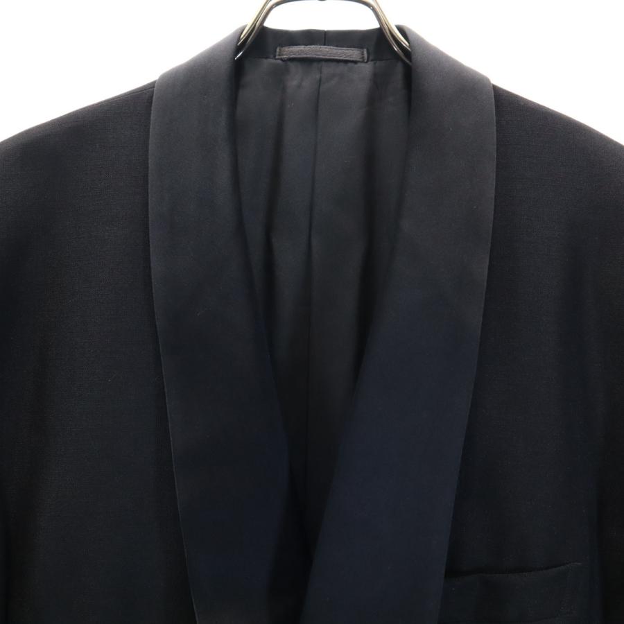 YVES SAINT LAURENT イヴサンローラン 90s 日本製 オールド タキシード スーツ 上下セットアップ 100-90-180 ブラック メンズ 古着 中古_4