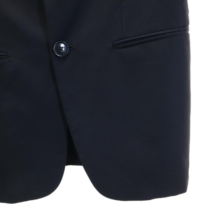 ARMANI COLLEZIONI アルマーニコレッツォーニ イタリア製 シャドーハウンドトゥース柄 スーツ 上下セットアップ 44 ブラック 千鳥格子 メンズ 古着 中古_6