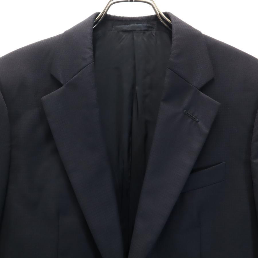 ARMANI COLLEZIONI アルマーニコレッツォーニ イタリア製 シャドーハウンドトゥース柄 スーツ 上下セットアップ 44 ブラック 千鳥格子 メンズ 古着 中古_7