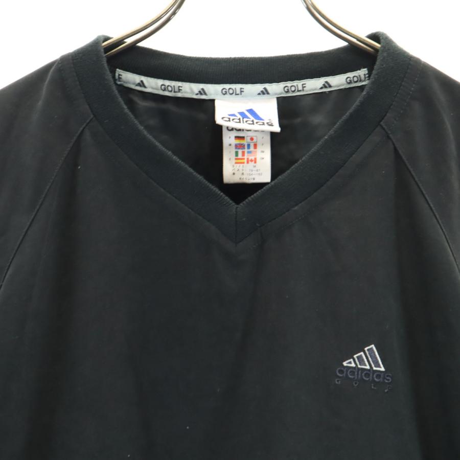 adidas（アディダス） ゴルフ 長袖 Vネック ピステ M ブラック