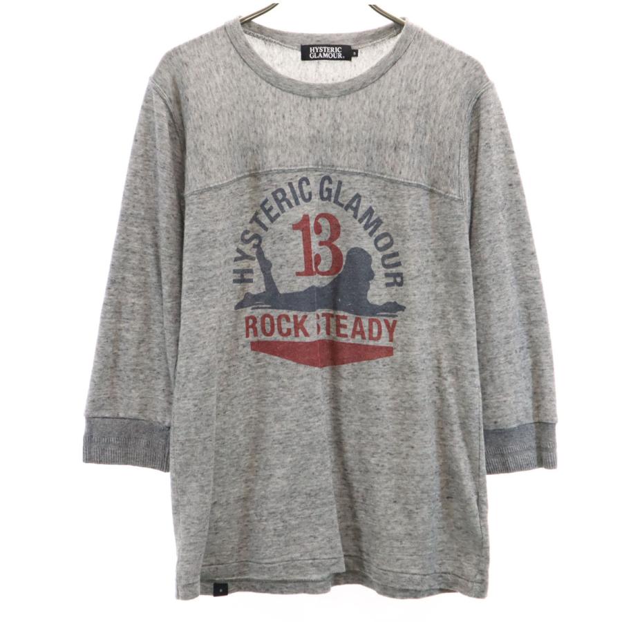 HYSTERIC GLAMOUR（ヒステリックグラマー） 長袖 Tシャツ S グレー