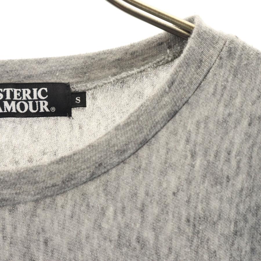 HYSTERIC GLAMOUR（ヒステリックグラマー） 長袖 Tシャツ S グレー