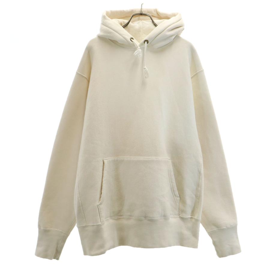 CAMBER（キャンバー） USA製 長袖 スウェットパーカー L アイボリー 裏