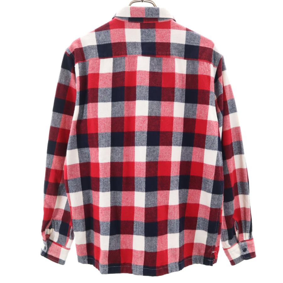XLARGE チェック柄 長袖ネルシャツ XL XLARGE（エクストラ ラージ） チェック柄 長袖 ネルシャツ L レッド