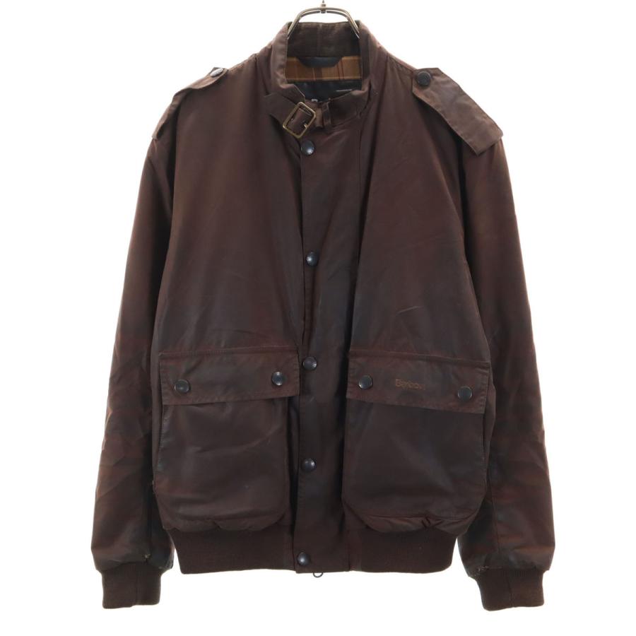 Barbour バブアー イングランド製 ワックスフライヤー ジャケット M ブラウン 中綿 A955 WAX FLYER JACKET メンズ Barbour（バブアー） イングランド製 ワックスフライヤー ジャケット M