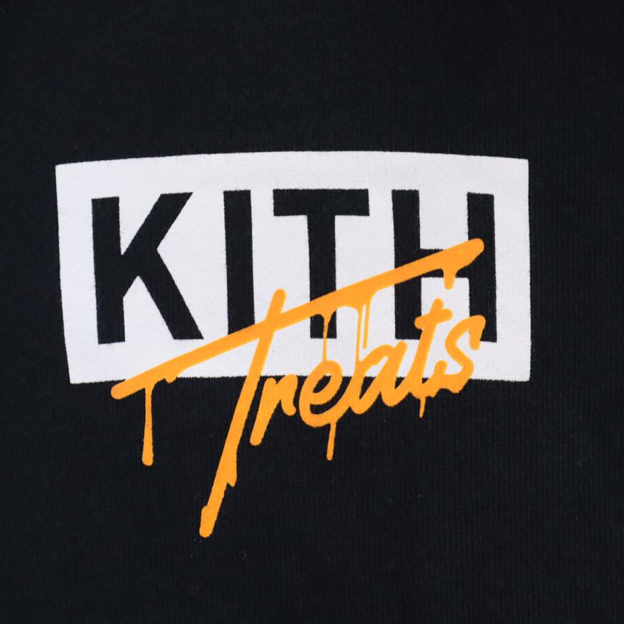 Kiss KITH キス 長袖 スウェットパーカー S ブラック系 裏起毛 メンズ