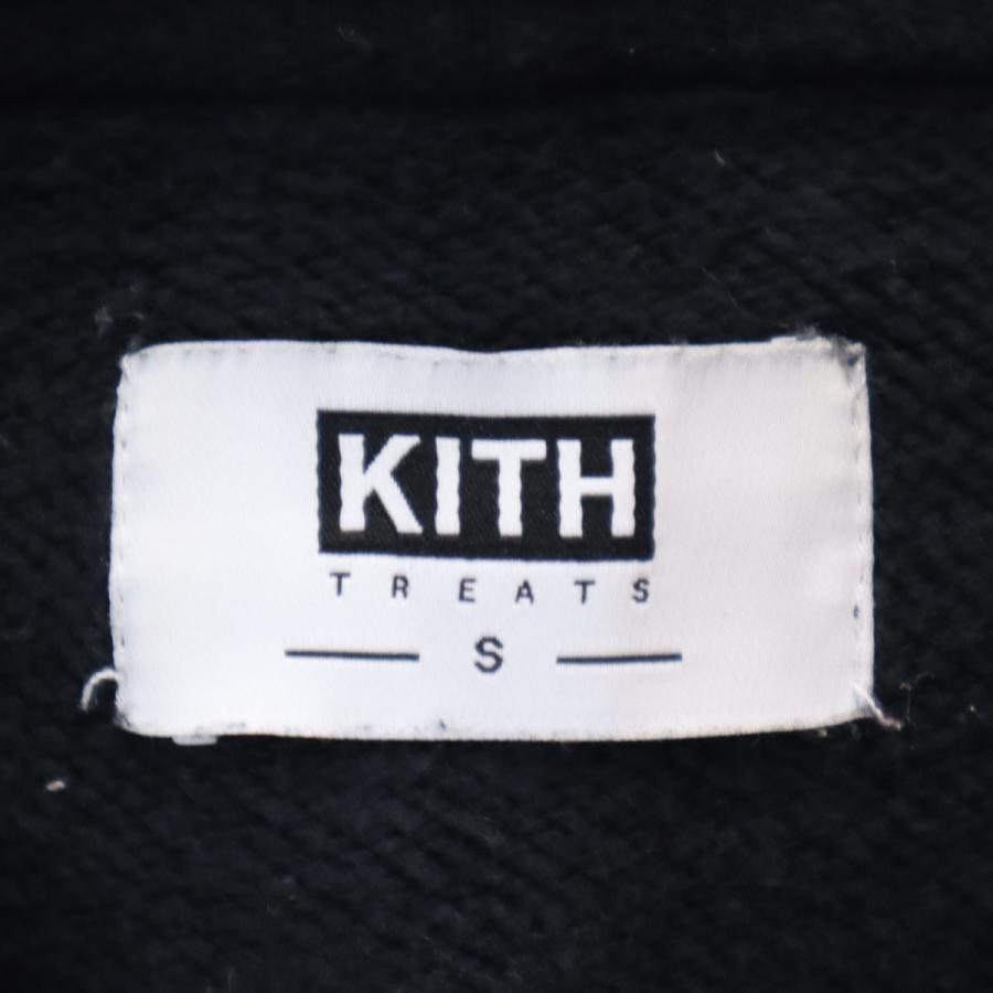 Kiss KITH キス 長袖 スウェットパーカー S ブラック系 裏起毛 メンズ