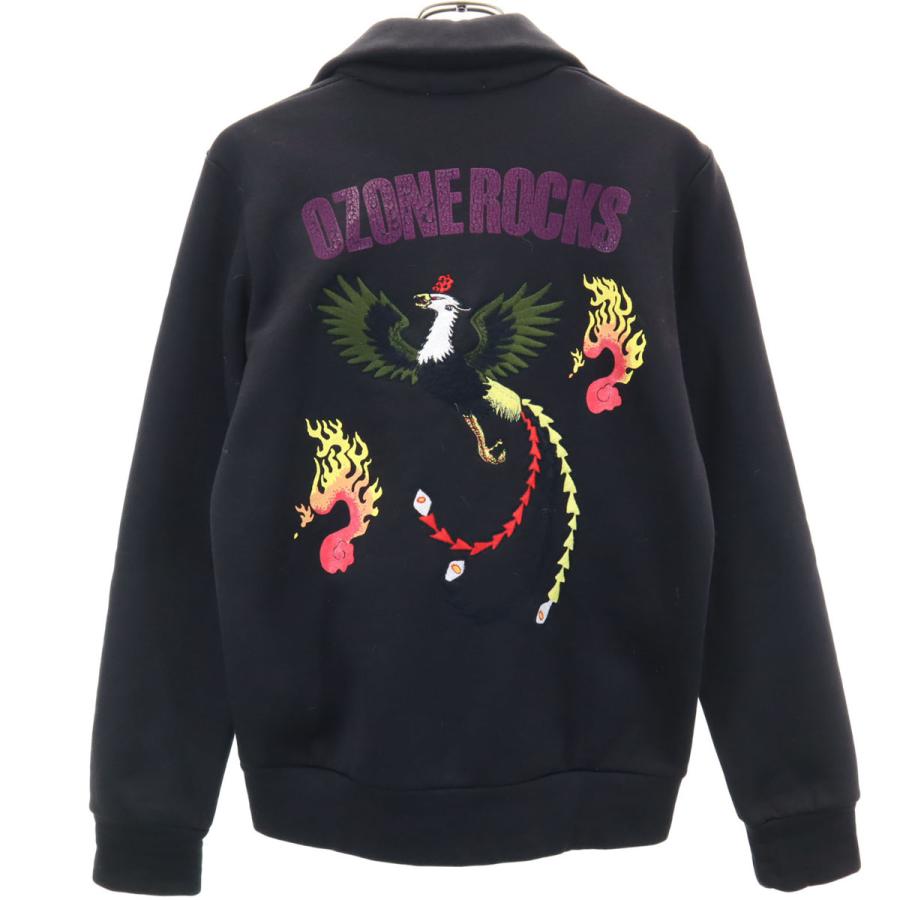OZONE ROCKS（オゾンロックス） 日本製 バック刺_ ハイネック ジップ