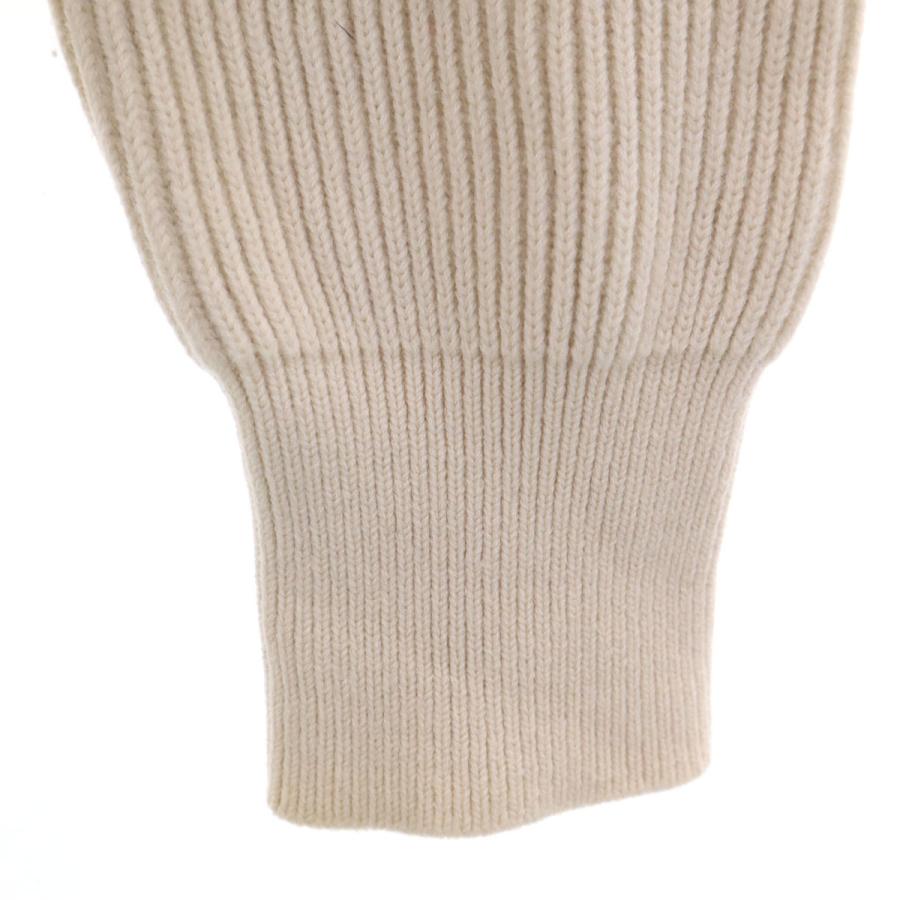 AURALEE（オーラリー） 日本製 長袖 Vネック セーター 1 ベージュ