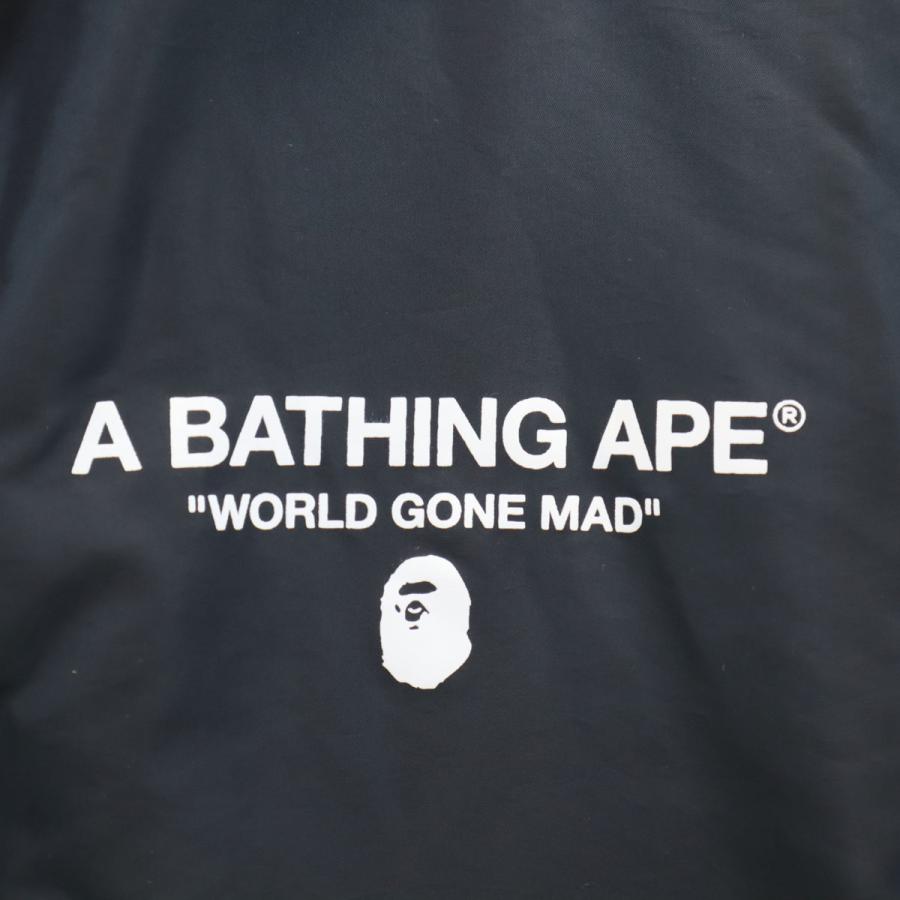 A BATHING APE アベイシングエイプ フライトジャケット M ブラック系 メンズ 古着 中古の画像