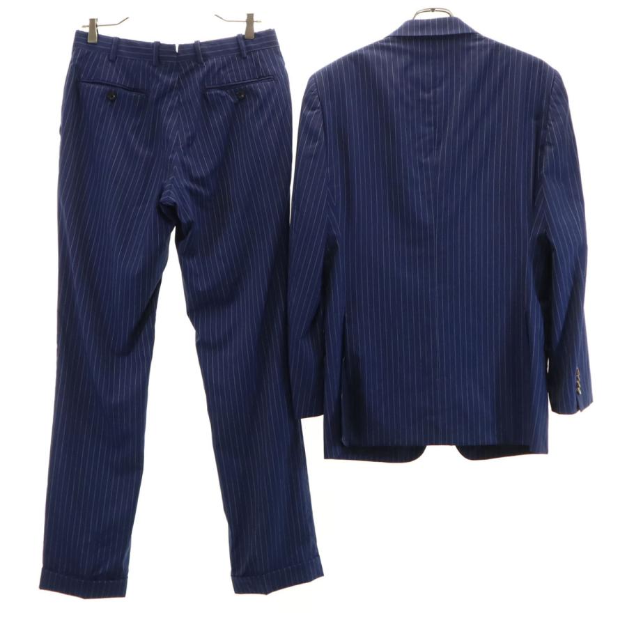 LANVIN（ランバン） 日本製 ウール ストライプ柄 スーツ 上下