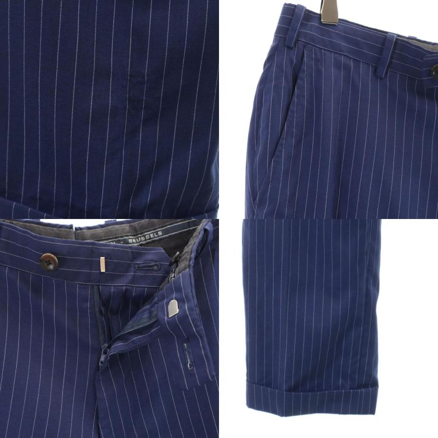 LANVIN（ランバン） 日本製 ウール ストライプ柄 スーツ 上下