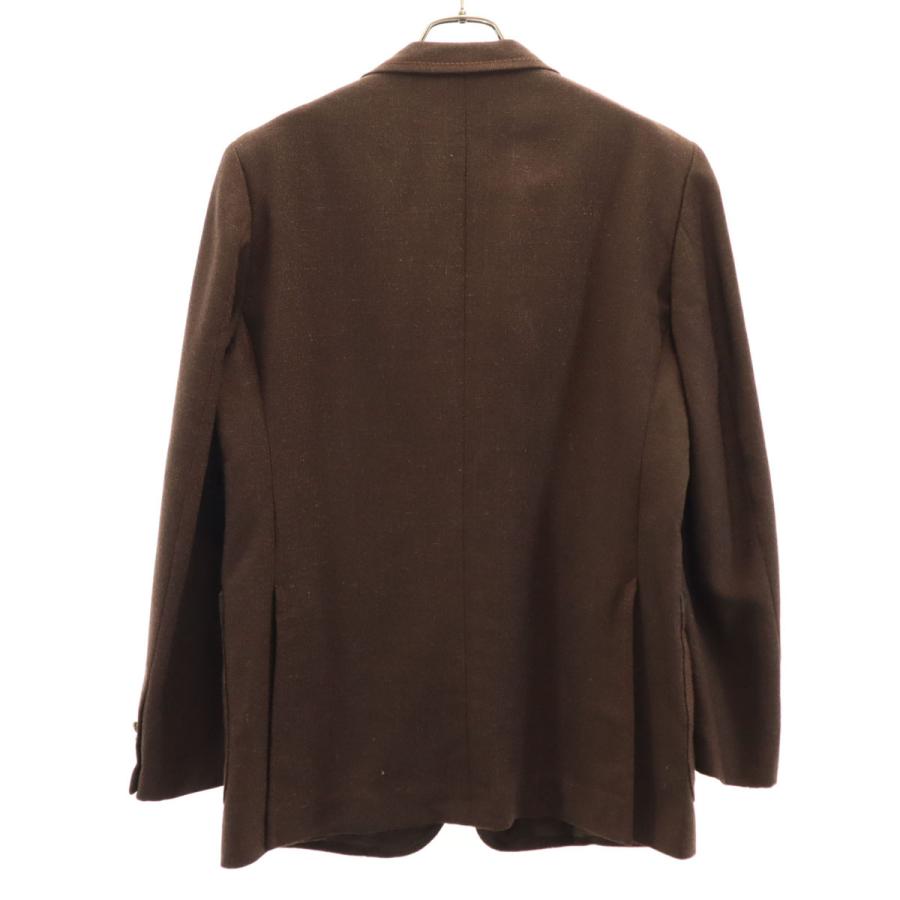 LANVIN（ランバン） テーラードジャケット 50 ブラウン メンズ 古着