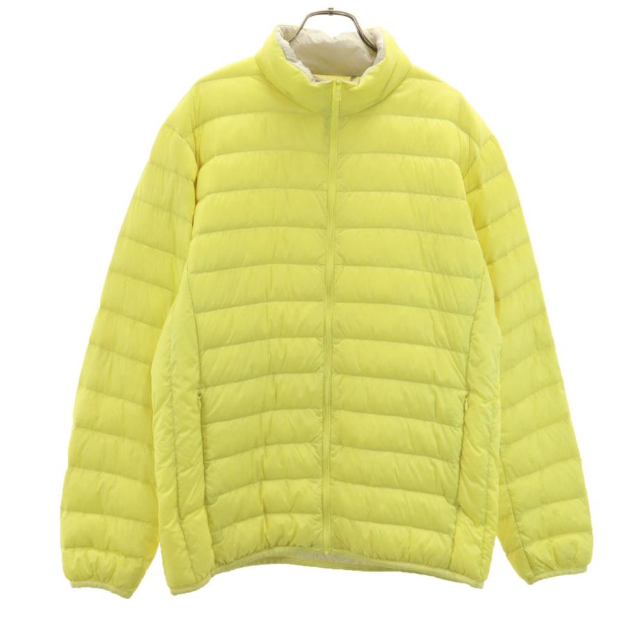 ユニクロ（UNIQLO） ウルトラライトダウンジャケット L イエロー 収納