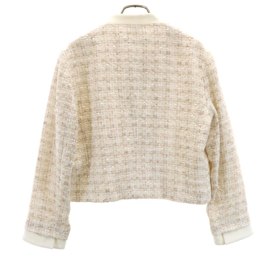 ZARA（ザラ） 未使用 ツイードジャケット M アイボリー レディース