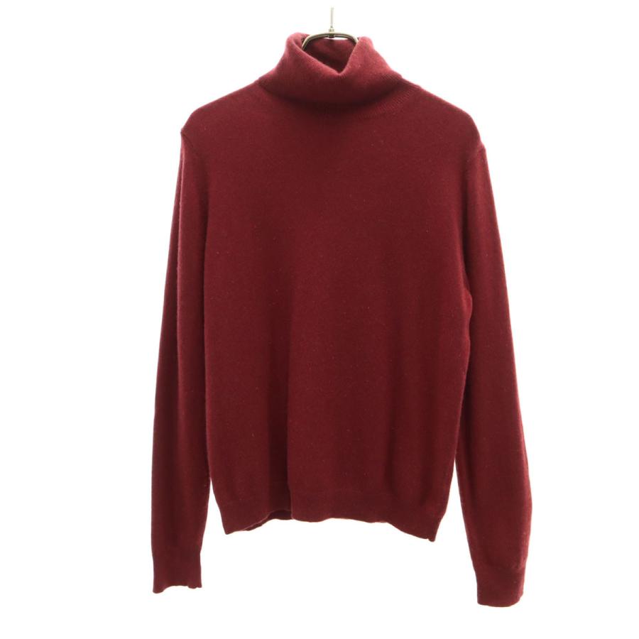 ユニクロ（UNIQLO） カシミヤ100% 長袖 タートルネック セーター L
