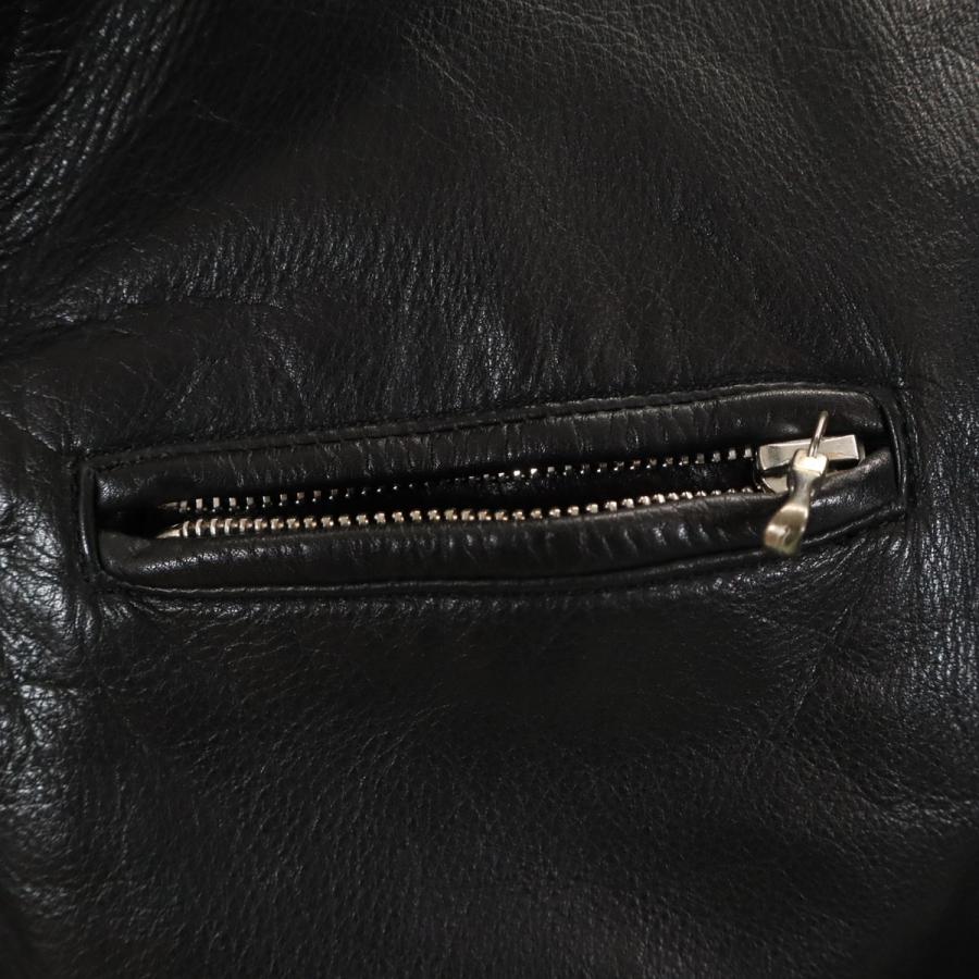 リチウムオム カウレザー シングルライダースジャケット ブラック 44 S LITHIUM HOMME リチウムオム カウレザー シングルライダース 44 - メルカリ