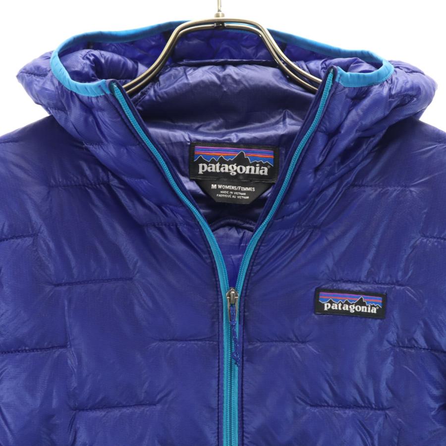 希少　パタゴニア　レディース　usa サイズM（パタアロハ購入） patagonia（パタゴニア） マイクロパフ 中綿ジャケット M ブルー系