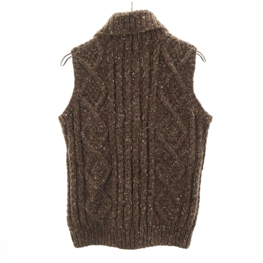 INVERALLAN（インバーアラン） 美品 英国製 ニットベスト ブラウン系
