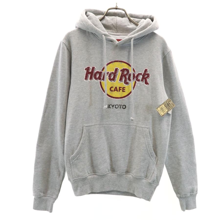 未使用 HARD ROCK CAFE ハードロックカフェ 長袖 スウェットパーカー S 