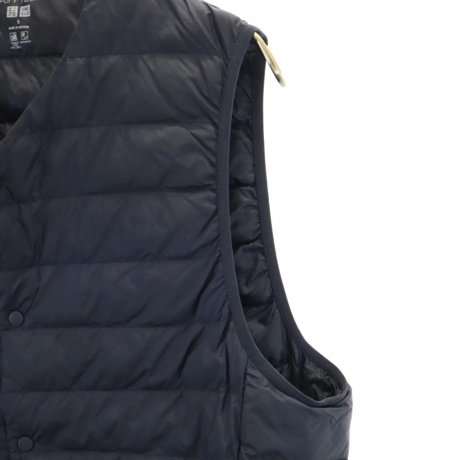 ユニクロ（UNIQLO） 美品 パフテックコンパクト ベスト S ネイビー