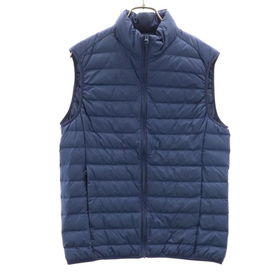 ユニクロ（UNIQLO） 美品 ウルトラライト ダウンベスト S ネイビー