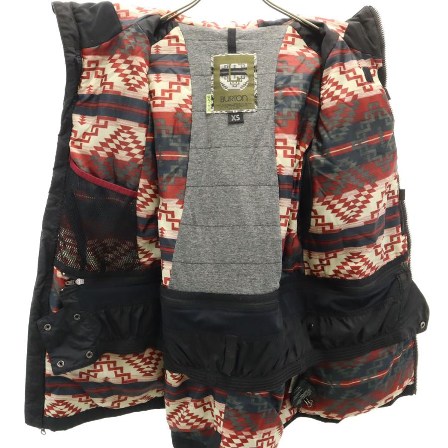 古着 BURTON バートン スノーボード 中綿ジャケット XS チャコールブラック スキー メンズ BURTON（バートン） スノーボード 中綿ジャケット XS チャコール