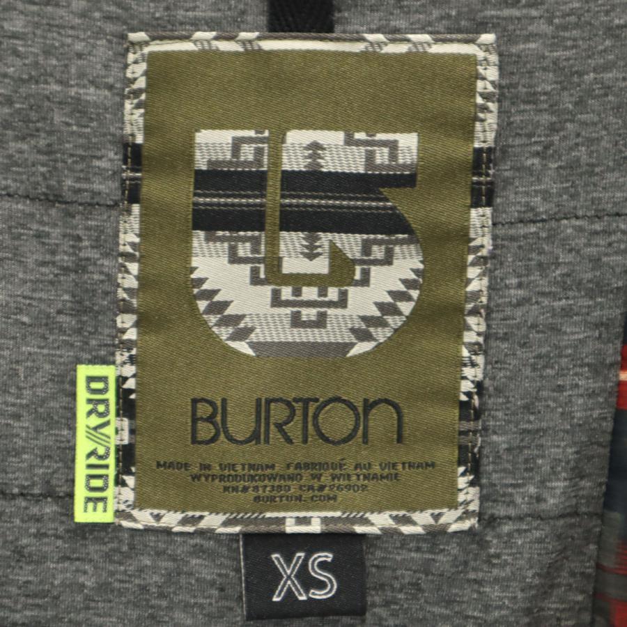 BURTON（バートン） スノーボード 中綿ジャケット XS チャコール