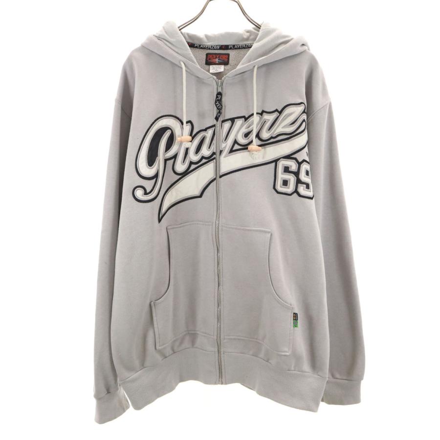 PLAYERZ 69 プレイヤーズシックスティナイン 長袖 ジップパーカー XXL
