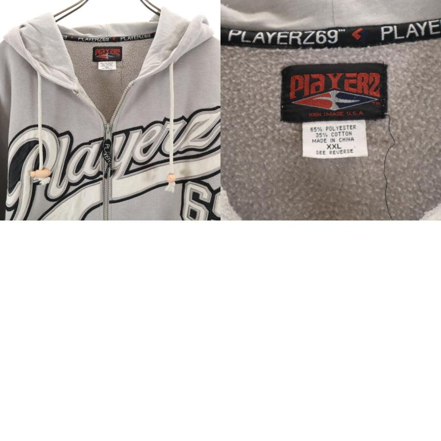 PLAYERZ 69 プレイヤーズシックスティナイン 長袖 ジップパーカー XXL