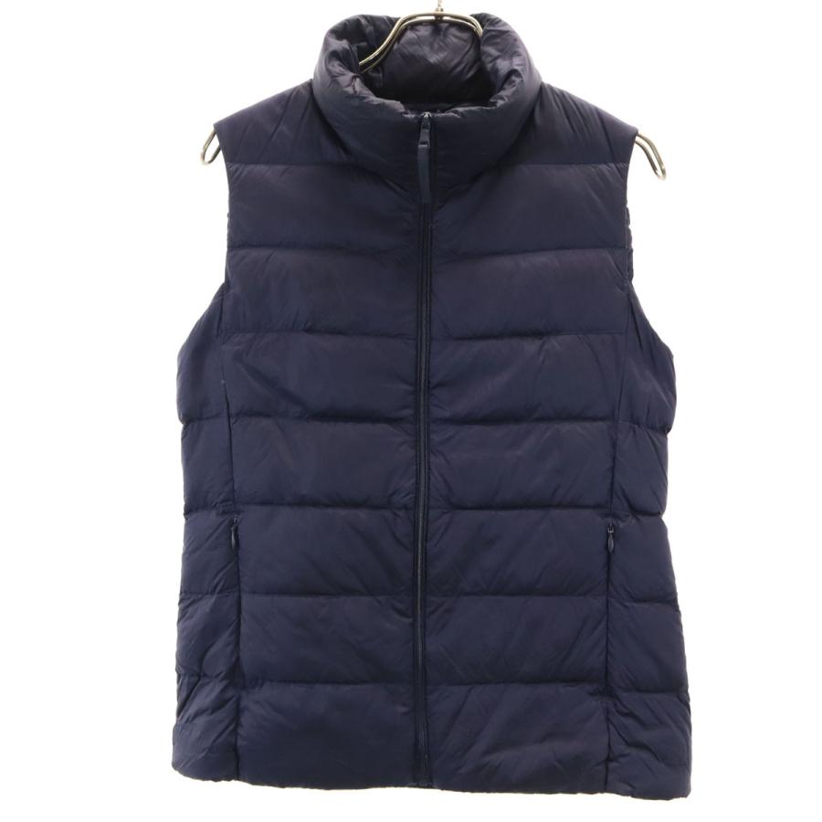 ユニクロ（UNIQLO） 美品 ウルトラライト ダウンベスト S ネイビー